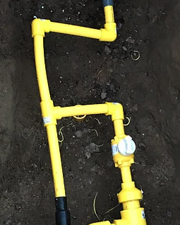 gas line replacement