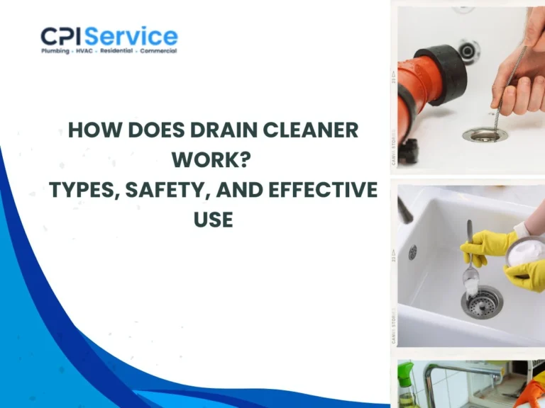 How Does Drain Cleaner Work
