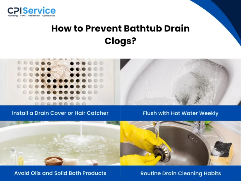How to Prevent Bathtub Drain Clogs