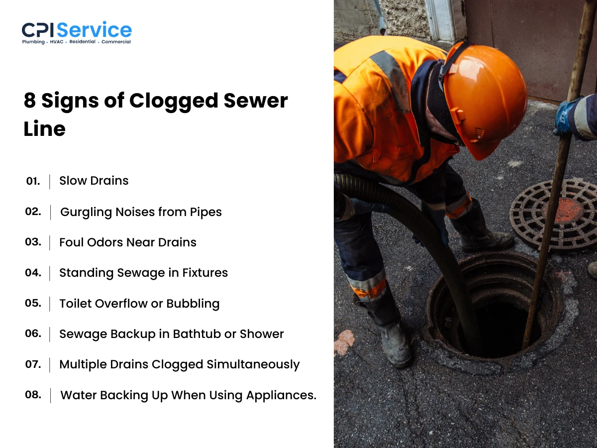 8 Signs of Clogged Sewer Line