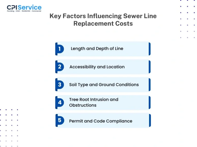 Key Factors Influencing Sewer Line Replacement Costs