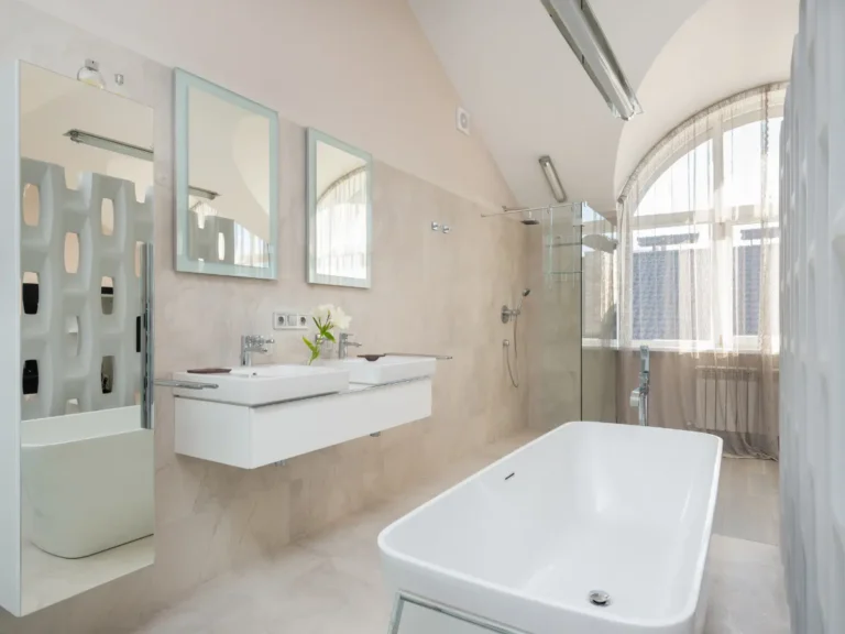 stylish and functional bathtub