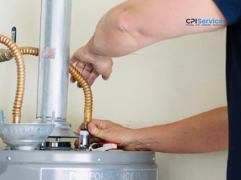 Connect Water Lines water heater