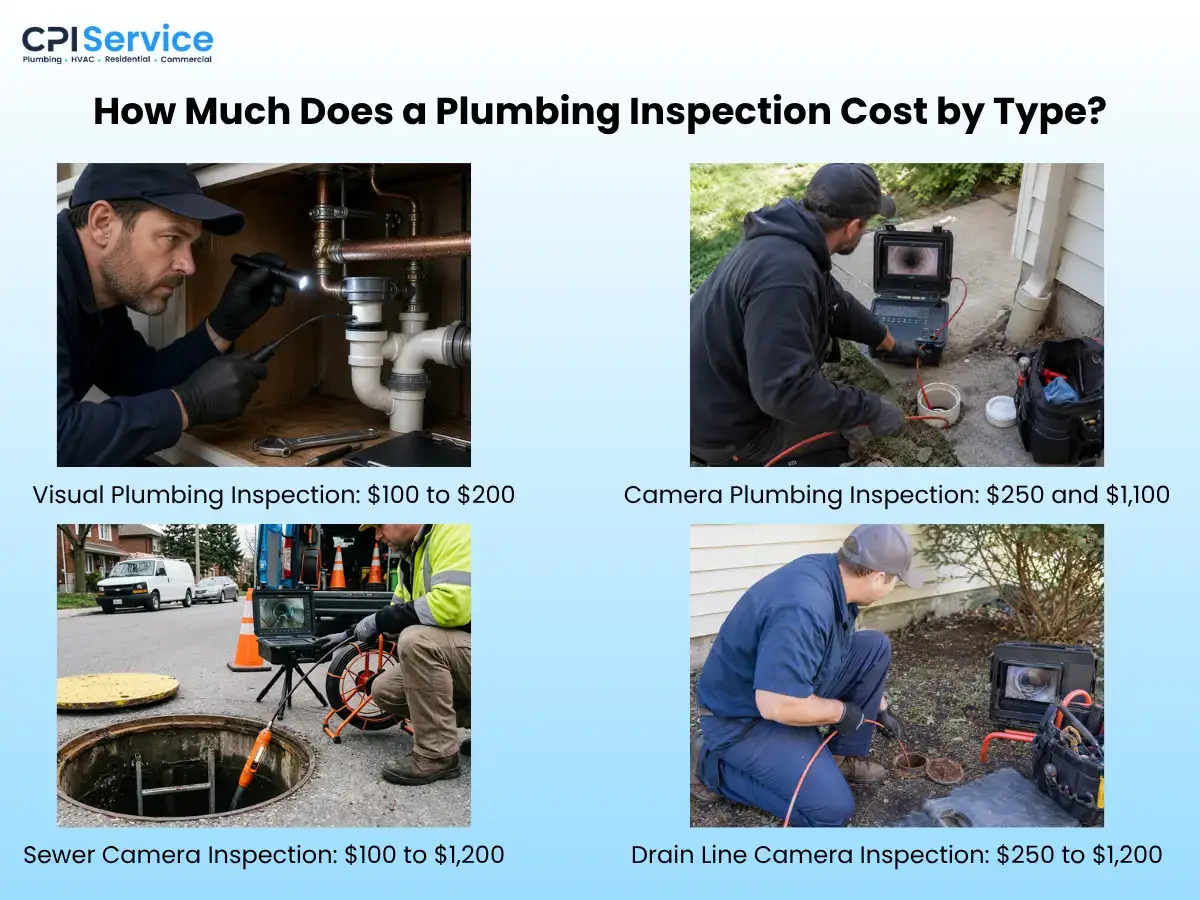 How Much Does a Plumbing Inspection Cost by Type