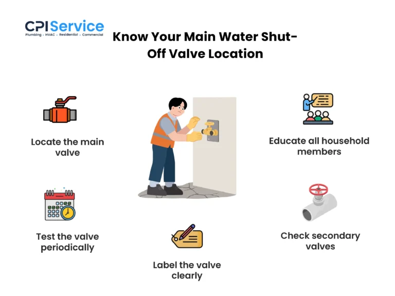 Know Your Main Water Shut-Off Valve Location