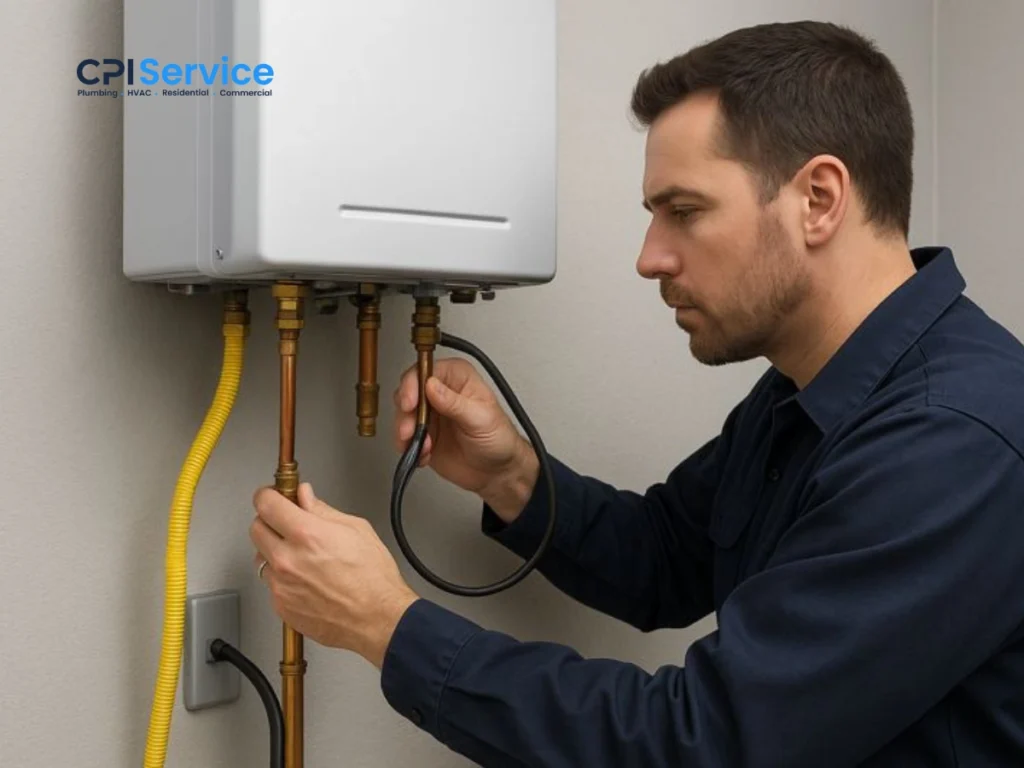 Connect the Gas and Electrical Lines