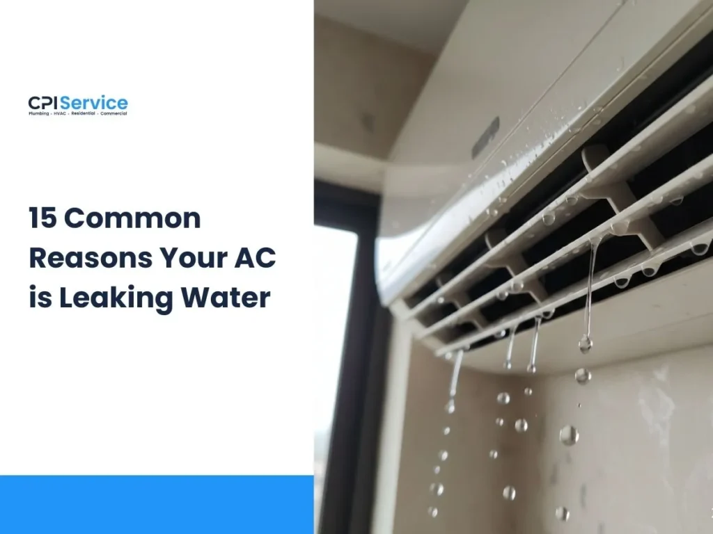 Common Reasons Your AC is Leaking Water