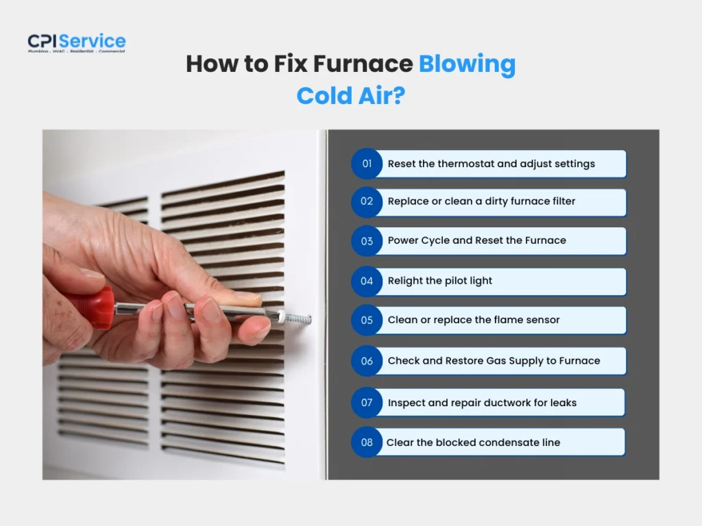 How to Fix Furnace Blowing Cold Air