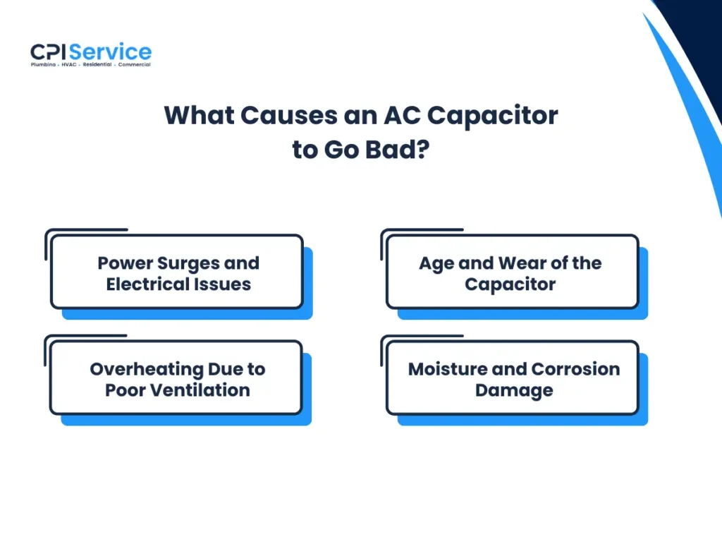 Causes an AC Capacitor Goes Bad