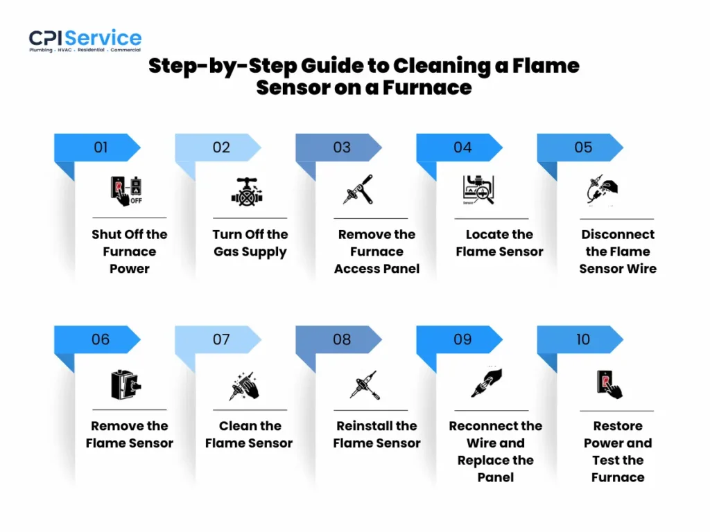 Step-by-Step Guide to Cleaning a Flame Sensor on a Furnace