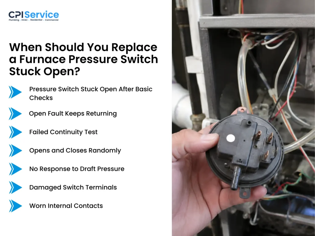 Furnace Pressure Switch Stuck Open: Signs, Causes, and Troubleshooting When Should You Replace a Furnace Pressure Switch Stuck Open?