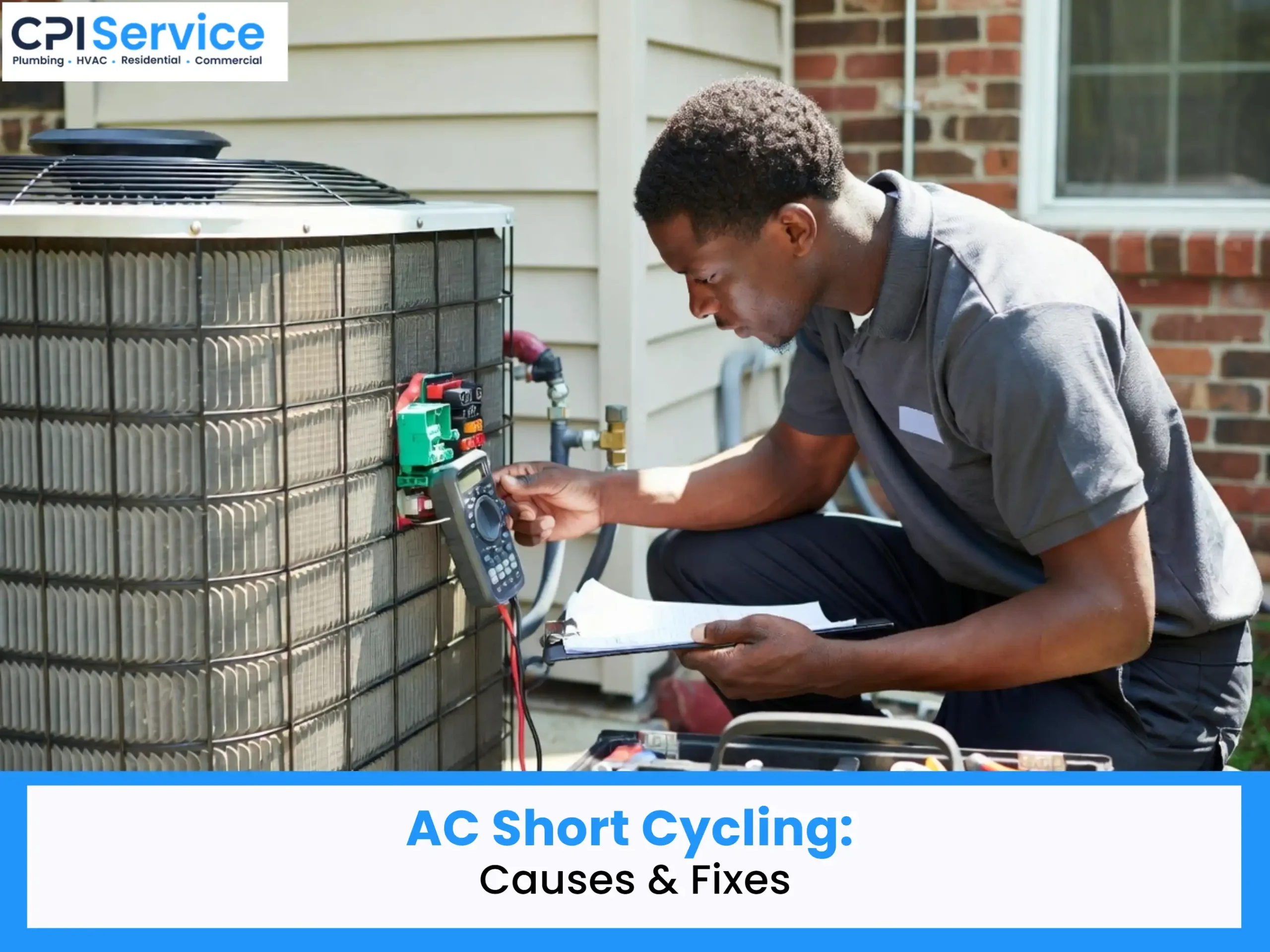 ac short cycling-causes & fixes
