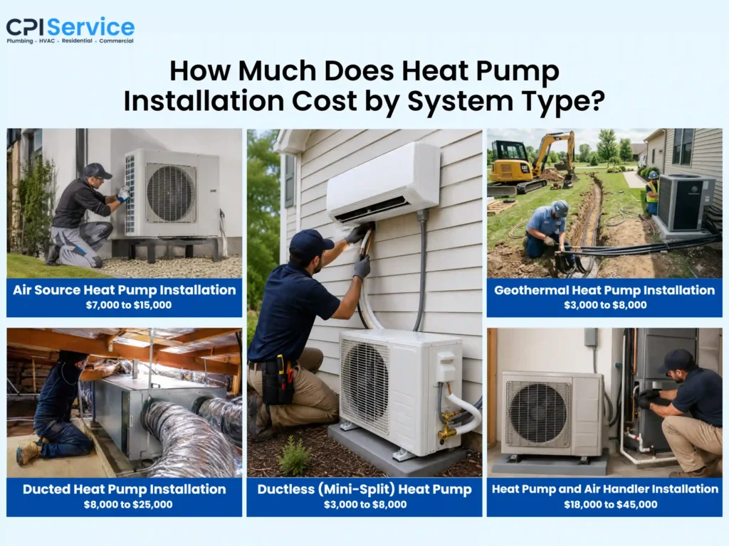 How Much Does Heat Pump Installation Cost in San Jose? how much does heat pump installation cost by system type 1