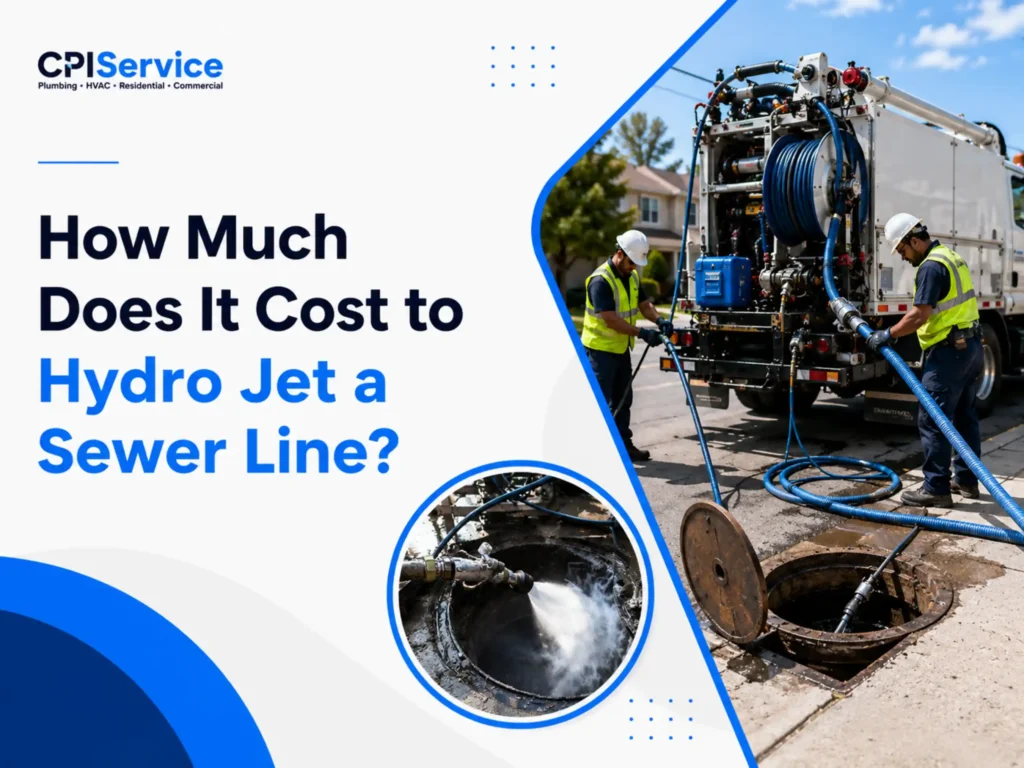 how much does it cost to hydro jet a sewer line