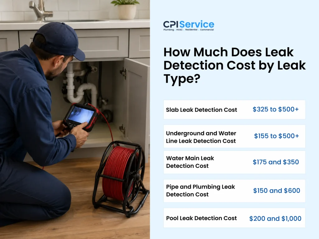 How Much Does Leak Detection Cost? - CPI Service