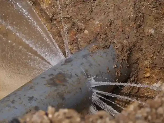Sewer Line Leak and crack Sewer Line Leak and crack